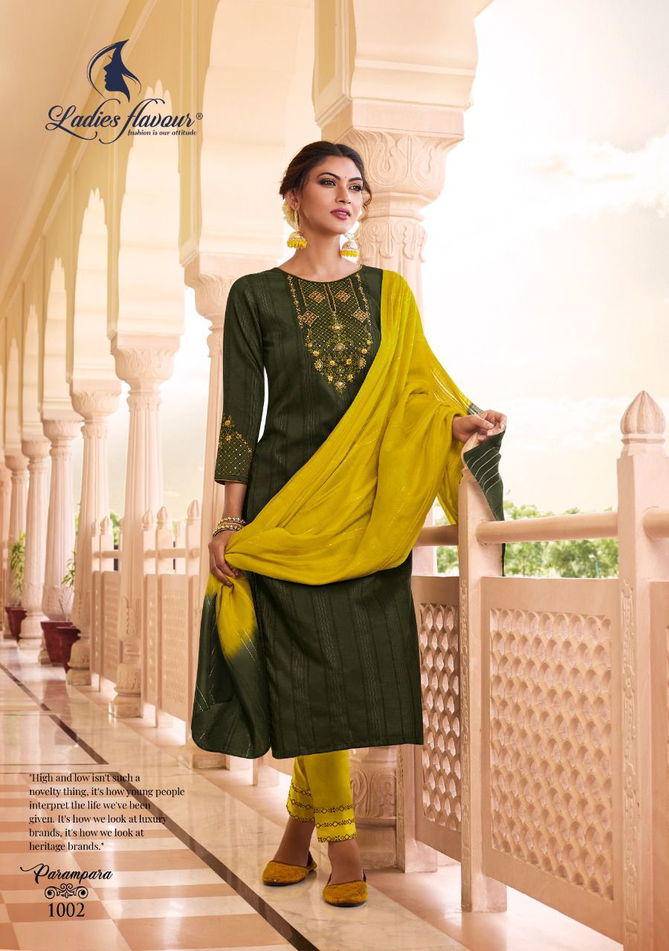 Ladies Flavour Parampara Ethnic Wear Wholesale Readymade Designer Salwar Suits